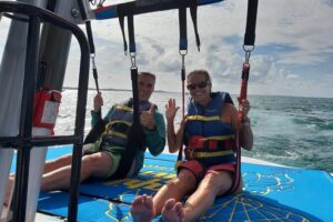 Capt Marvin Watersports / Parasail - Public Tour - What Happens Before You Fly: Harness Fit and a Real Safety Brief