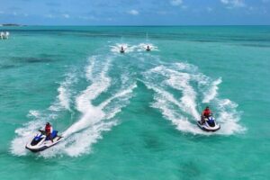Jet Ski Adventure in Crystal Waters of Turks and Caicos - Secluded Cays, Sandbars, and Shipwreck Views During an Hour