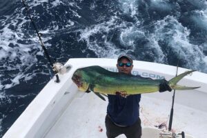 Private 6hr Deep Sea Fishing Charter on "Angler Management" - Fishing setup that favors action: 7-line trolling and lures built for results