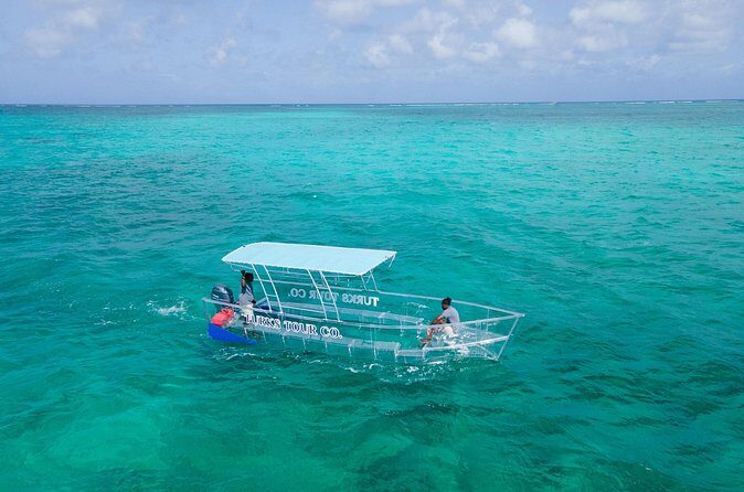 Private Clear Boat experience in Grace Bay - Price and Value: $1,299 per Group (Up to 8)