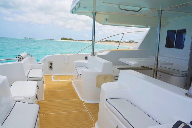 Turks and Caicos Full-Day Luxury Private Yacht Charter - The onboard “secluded beach” moment and what it does for your group
